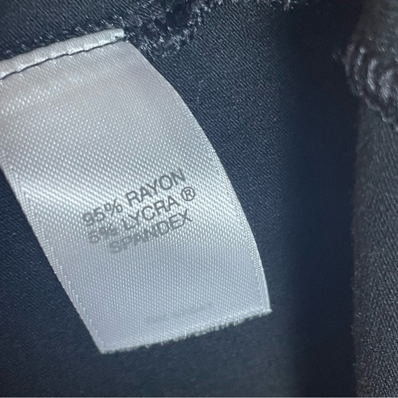 J. Jill Wearever Collection Long Sleeve Button Up Front Tunic Black Small - Picture 5 of 6